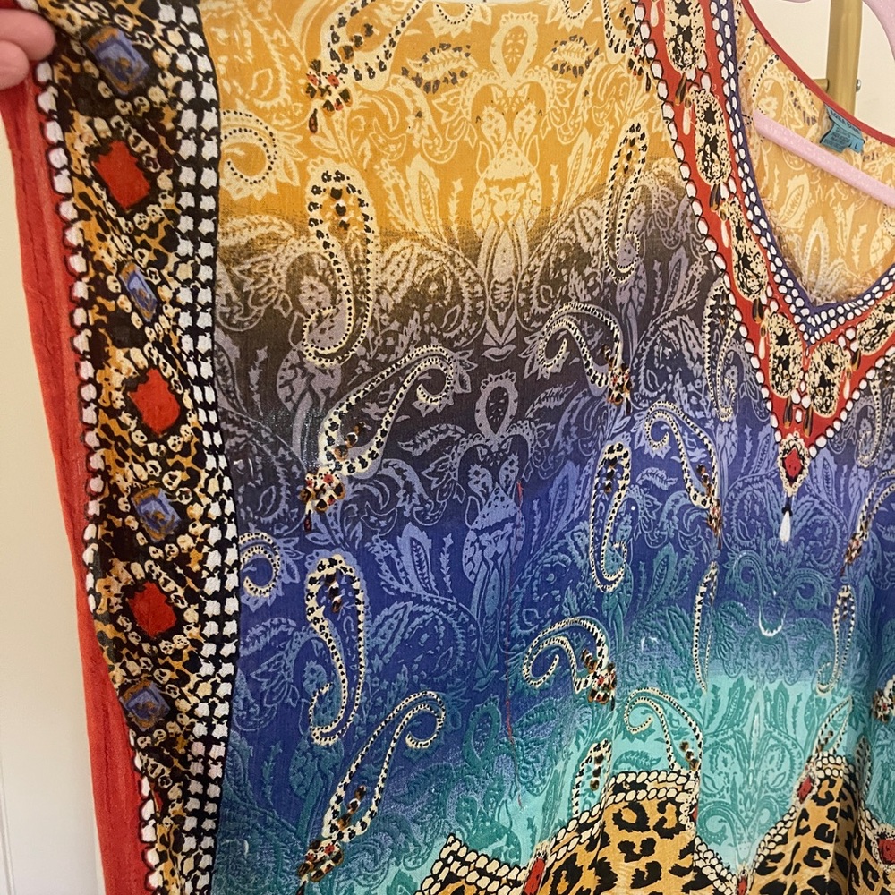 Kimono Aqua Blue - Picture 3 of 4